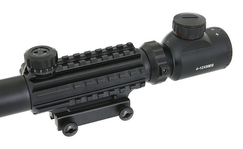 Снайперский прицел 4-12x50EG со встроенным креплениями - Black [ACM] (для страйкбола) M51615231 фото