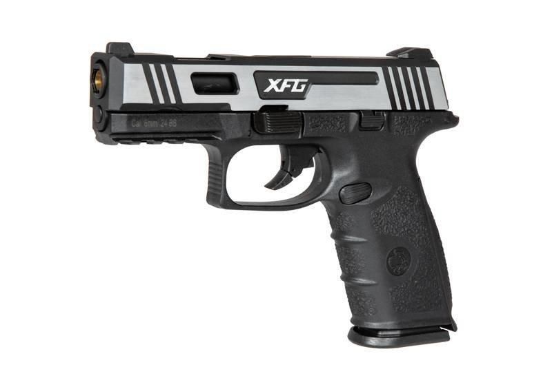Страйкбольный пистолет BLE-XFG - black / silver [ICS] (для страйкбола) ICS-02-026142 фото