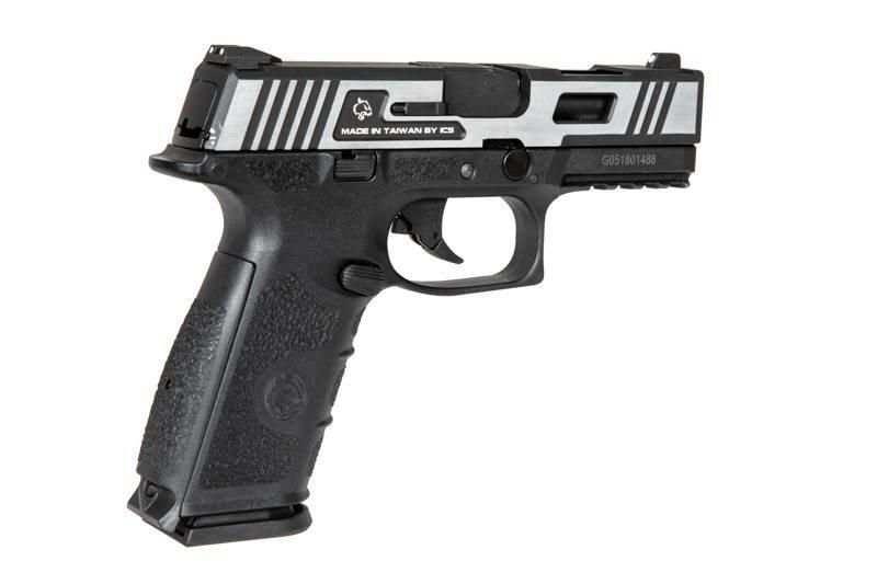 Страйкбольный пистолет BLE-XFG - black / silver [ICS] (для страйкбола) ICS-02-026142 фото