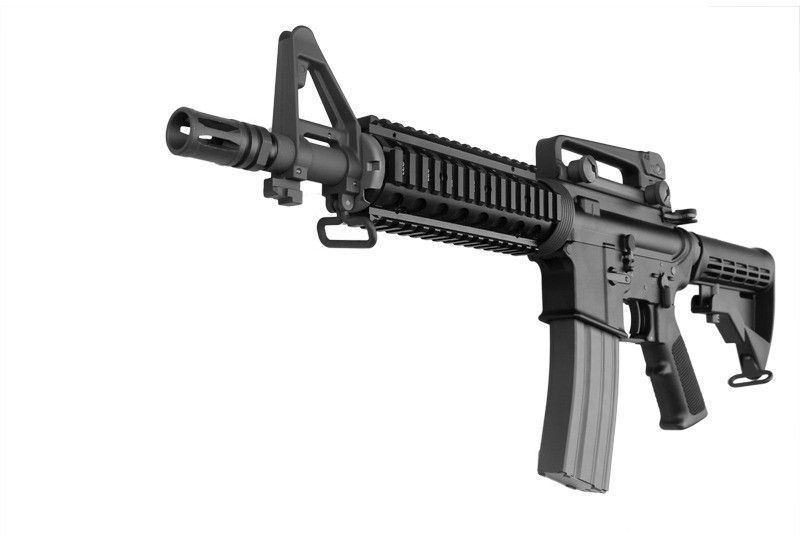 Штурмовая винтовка WE M4CQB Open Bolt - black [WE] (для страйкбола) WET-02-001805 фото