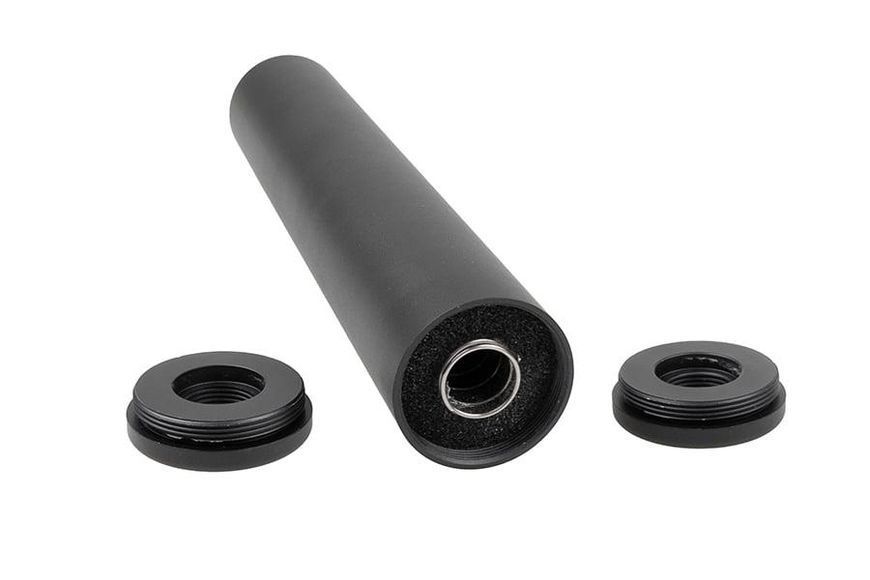 Глушитель Cyma Duty Honor 193 мм (14 мм CW/CCW) &mdash; Black [Cyma] (для страйкбола) HY191 фото