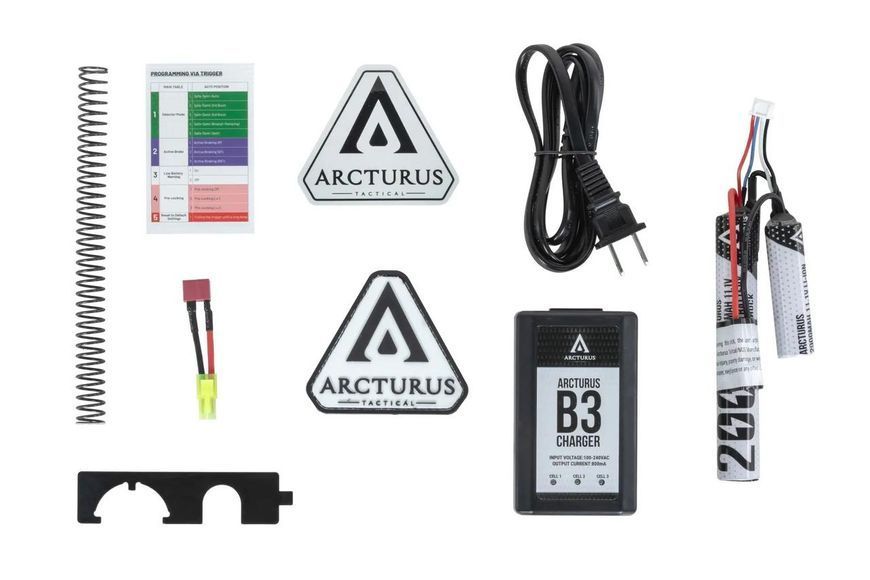 Страйкбольний автомат ASG Arcturus LWT MK-I CQB 10" AEG SPORT SETM Starter Pack [Arcturus] ACR-01-044931 фото