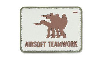 101 Inc. - 3D Patch - Airsoft Teamwork - Sand 15565 фото