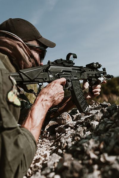 Страйкбольний автомат АК-12 WE09K Full Metal GBBR Short [WELL PRO] (для страйкболу) WE09-1-GM фото
