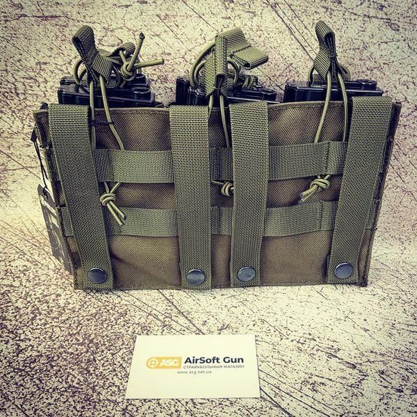 Потрійний підсумок пістолетно-гвинтовий AK/9mm (5 plus 2) &mdash; Olive [8FIELDS] M51613137-OD фото