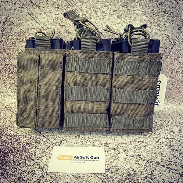 Потрійний підсумок пістолетно-гвинтовий AK/9mm (5 plus 2) &mdash; Olive [8FIELDS] M51613137-OD фото