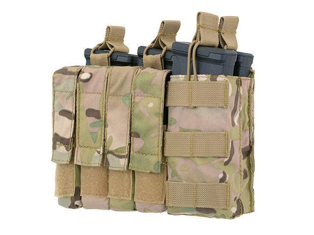 Потрійний подсумок пистолетно-винтовочный 5,56/9MM (4 + 4) - Multicam [8FIELDS] (для страйкболу) M51613141-CP фото