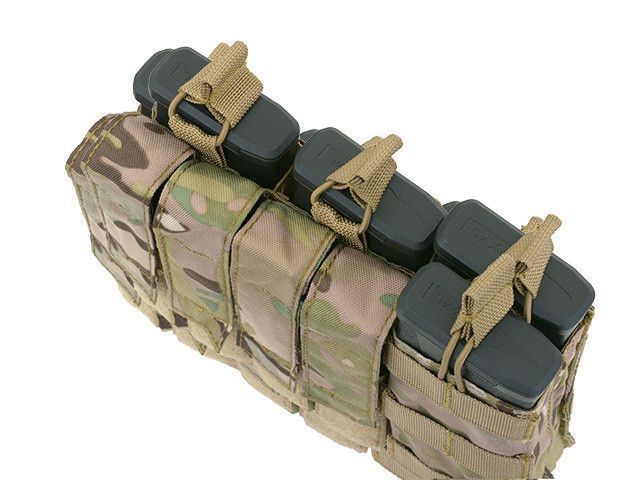 Потрійний подсумок пистолетно-винтовочный 5,56/9MM (4 + 4) - Multicam [8FIELDS] (для страйкболу) M51613141-CP фото