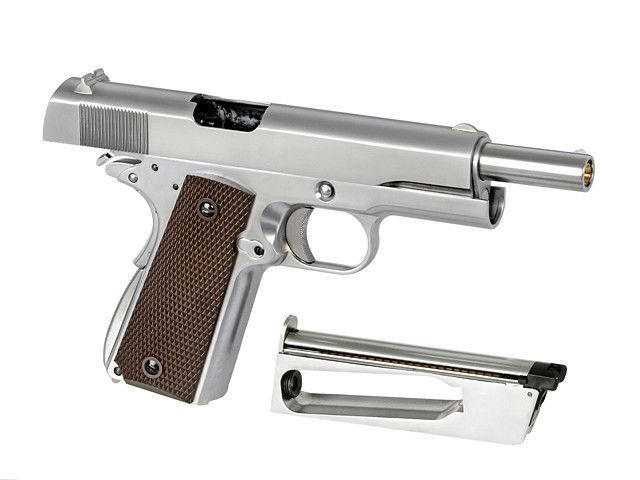 1911A CO2 - Silver [WE]&nbsp;(для страйкбола) WE-E017C-SV фото