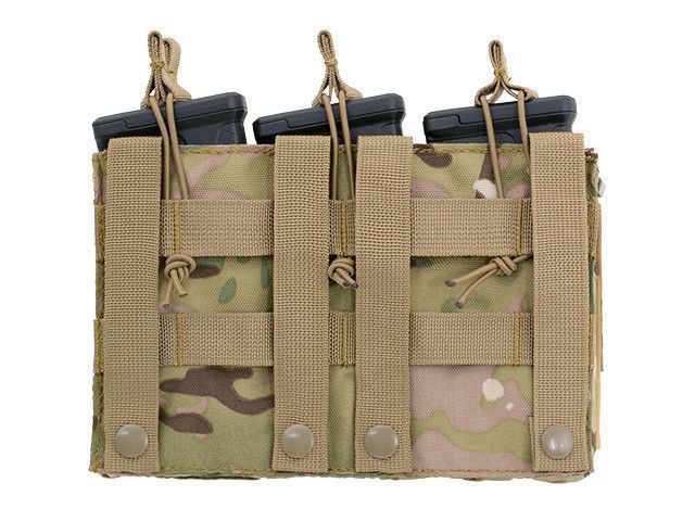 Потрійний подсумок пистолетно-винтовочный 5,56/9MM (4 + 4) - Multicam [8FIELDS] (для страйкболу) M51613141-CP фото