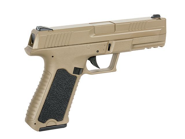Пістолет Cyma Glock 18 custom AEP CM.127S Mosfet Edition - TAN [CYMA] (для страйкболу) FB4090 фото