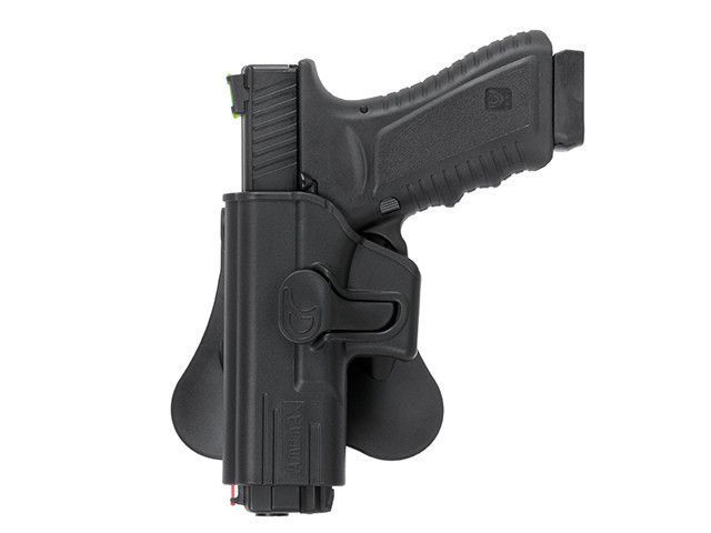 Leworęczna Кобура страйкбольная для klon&oacute;w serii G19 - Black [Amomax] (для страйкболу) AM-G19G2L фото
