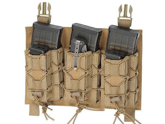 Buckle Up быстрый тройной подсумок винтовочно-пистолетный - Coyote [8FIELDS] M51613227-TAN фото
