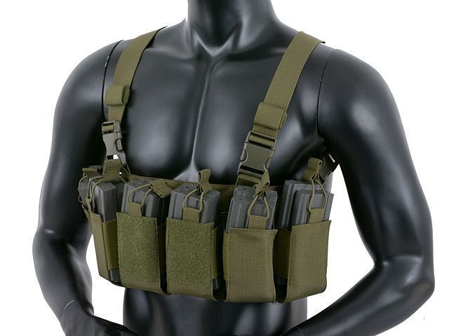 Відкритий CHEST RIG - OLIVE [8FIELDS] (для страйкболу) M51611037-OD фото