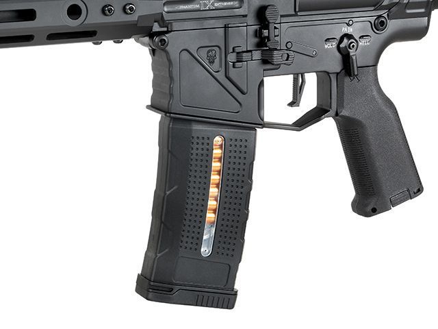 Полімерний механічний магазин Mid-Cap на 150 кульок для приводу AR-15/M4 - Black [BattleAxe] (для страйкболу) 002-4B фото