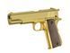 Страйкбольный пистолет 1911 с системой Gas Blowback (GBB) &mdash; Gold [Golden Eagle] 3305GD фото 3