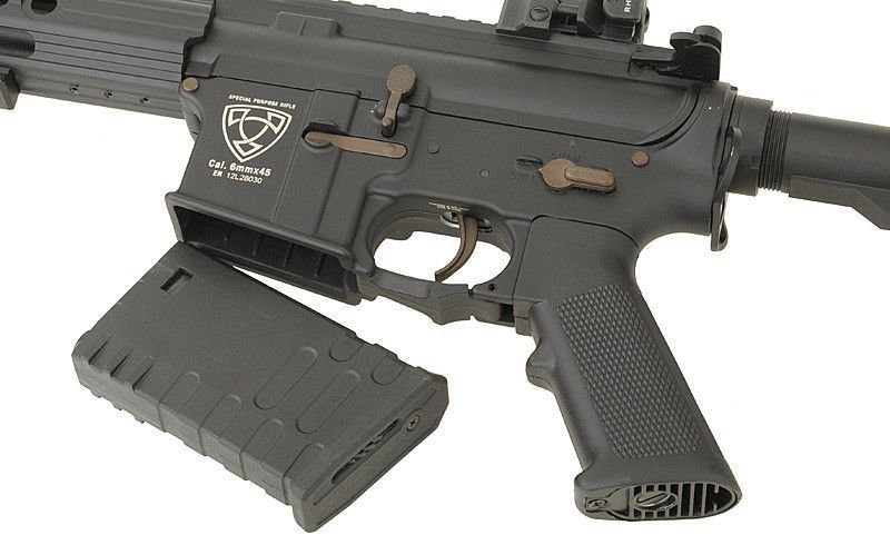 Бункерный магазин Hi-Cap на 150 шаров для серии M4/UAR - Black [APS] (для страйкбола) AER022B фото