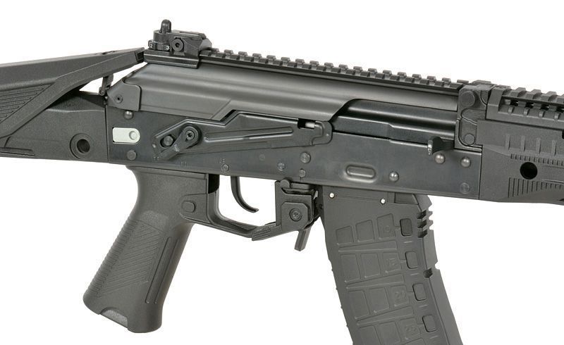 Страйкбольний автомат АК-12 WE09K Full Metal GBBR Short [WELL PRO] (для страйкболу) WE09-1-GM фото