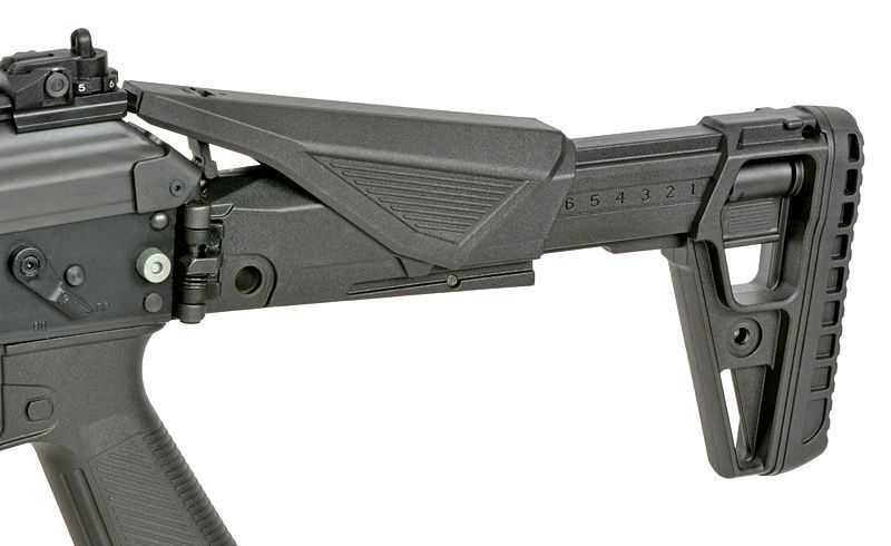 Страйкбольний автомат АК-12 WE09K Full Metal GBBR Short [WELL PRO] (для страйкболу) WE09-1-GM фото