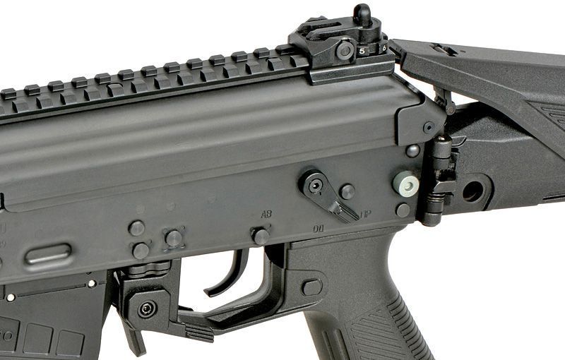 Страйкбольний автомат АК-12 WE09K Full Metal GBBR Short [WELL PRO] (для страйкболу) WE09-1-GM фото
