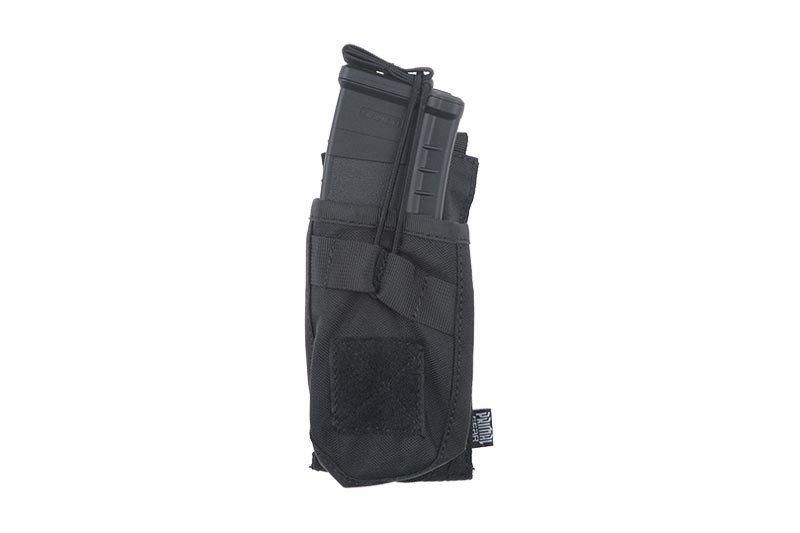Одинарный подсумок OPEN для магазина AK - black [Primal Gear] (для страйкбола) PRI-19-019430 фото