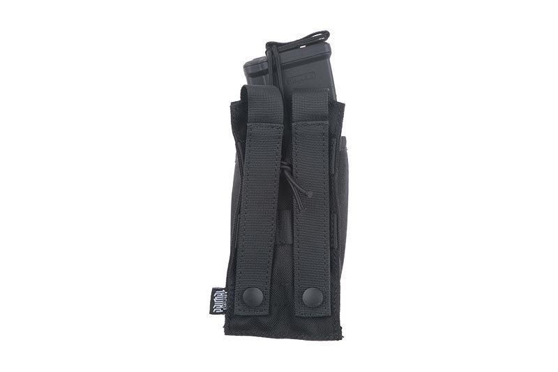 Одинарный подсумок OPEN для магазина AK - black [Primal Gear] (для страйкбола) PRI-19-019430 фото