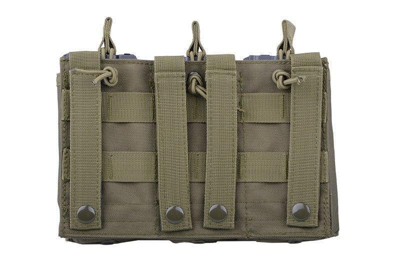 Потрійний подсумок універсальний - olive [GFC Tactical] (для страйкболу) GFT-19-007952 фото