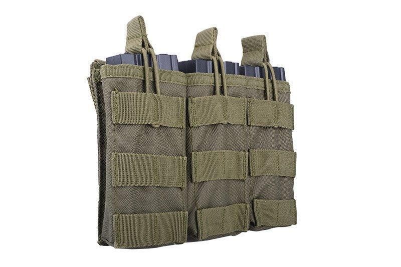 Потрійний подсумок універсальний - olive [GFC Tactical] (для страйкболу) GFT-19-007952 фото