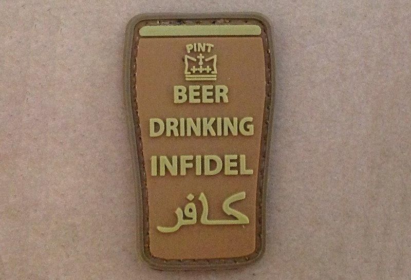 Naszywka 3D - Beer drinking infidel - Coyote [GFC Tactical] (для страйкболу) GFT-30-004702 фото