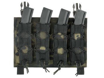 Szybka poczw&oacute;rna ładownica BUCKLE UP na magazynki MP5/SMG - MULTICAM BLACK [8FIELDS] M51613231-MB фото
