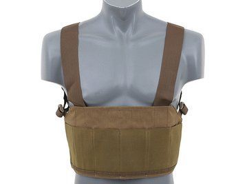 Легкая разгрузка chest rig с эластическими подсумками - Coyote Brown [Emerson] (для страйкбола) EM2390A фото