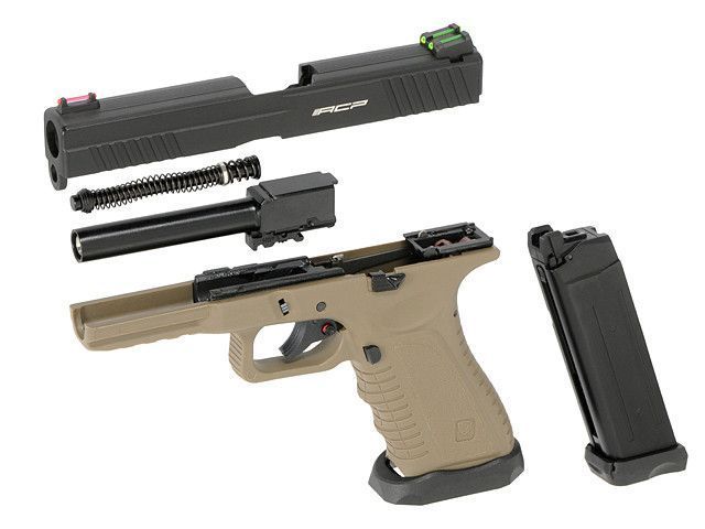ACP601 CO2 Blow Back Pistol - Dark Earth [APS] (для страйкбола) ACP601D фото
