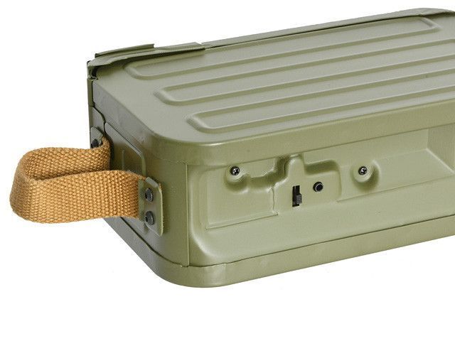 Електро-бункерний магазин 5000 кульок для ПКМ/PKM - Olive [A&K] (для страйкболу) A018 фото