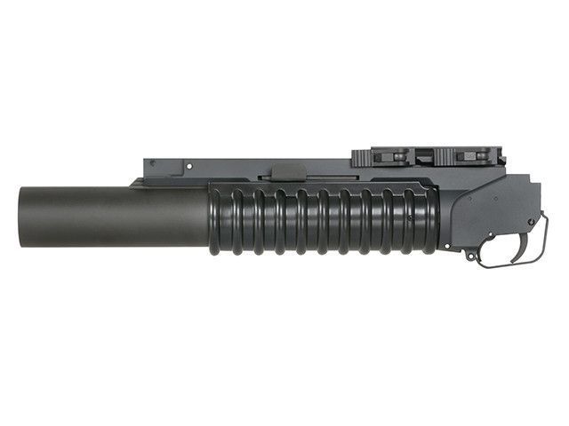 Модель американського гранатомета M203 Long QD RIS 40mm [A&K] (для страйкболу) LDP-06 фото