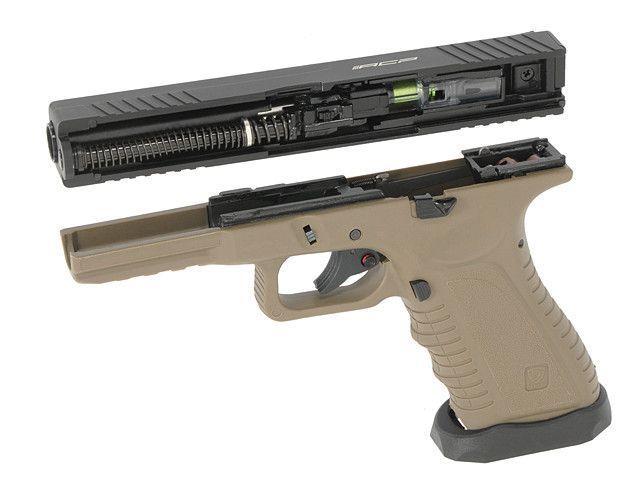ACP601 CO2 Blow Back Pistol - Dark Earth [APS] (для страйкбола) ACP601D фото