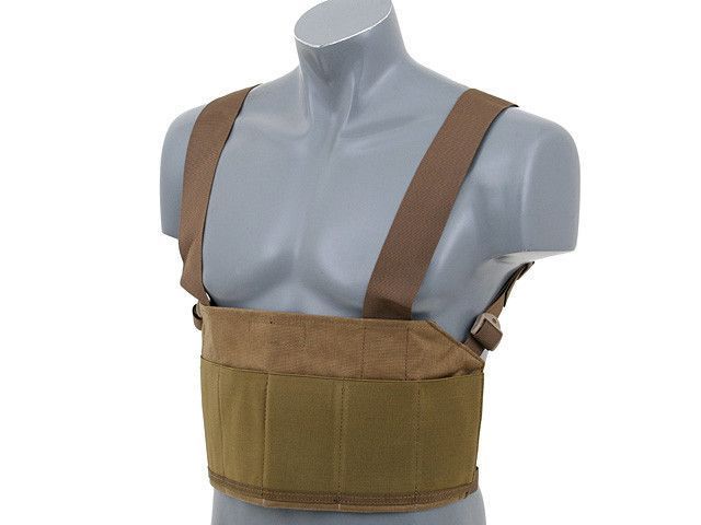 Легке розвантаження chest rig з еластичними підсумкими - Coyote Brown [Emerson] (для страйкболу) EM2390A фото