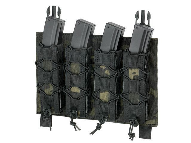 Szybka poczw&oacute;rna ładownica BUCKLE UP na magazynki MP5/SMG - MULTICAM BLACK [8FIELDS] M51613231-MB фото