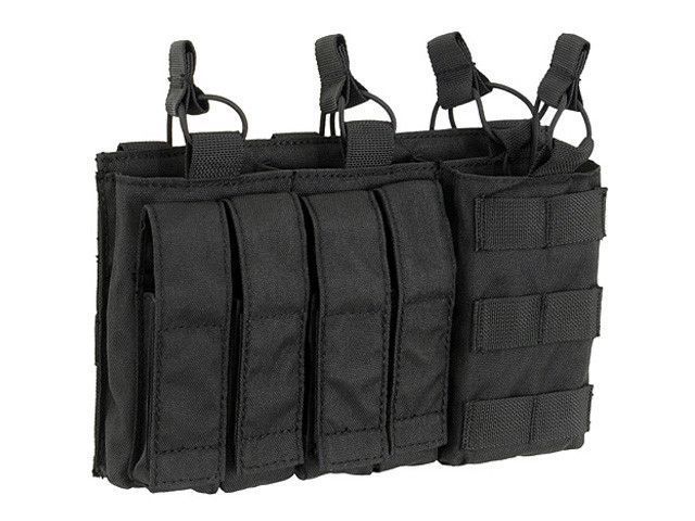 Тройной подсумок пистолетно-винтовочный AK/9MM (4 PLUS 4)- BLACK [8FIELDS] (для страйкбола) M51613138-BK фото