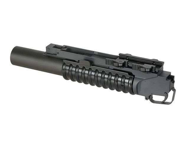 Модель американського гранатомета M203 Long QD RIS 40mm [A&K] (для страйкболу) LDP-06 фото