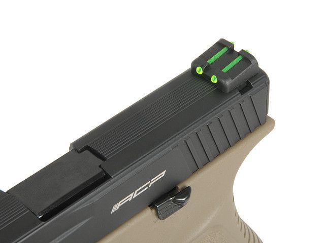 ACP601 CO2 Blow Back Pistol - Dark Earth [APS] (для страйкбола) ACP601D фото
