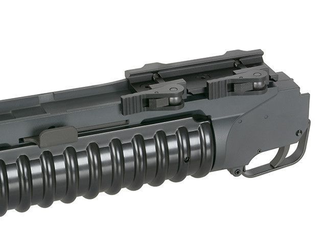 Модель американського гранатомета M203 Long QD RIS 40mm [A&K] (для страйкболу) LDP-06 фото