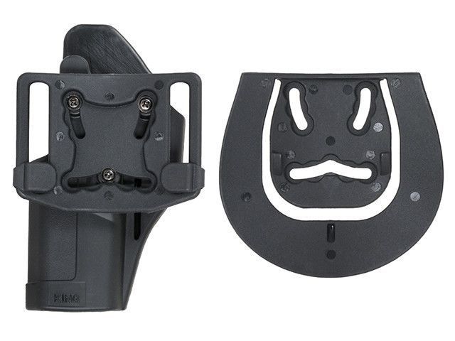 Кобура для пистолета с быстрым доступом и фиксатором для серии Glock - Black [CS] (для страйкбола) FBP2237 фото