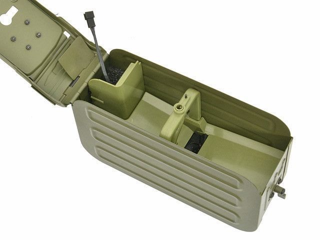 Електро-бункерний магазин 5000 кульок для ПКМ/PKM - Olive [A&K] (для страйкболу) A018 фото