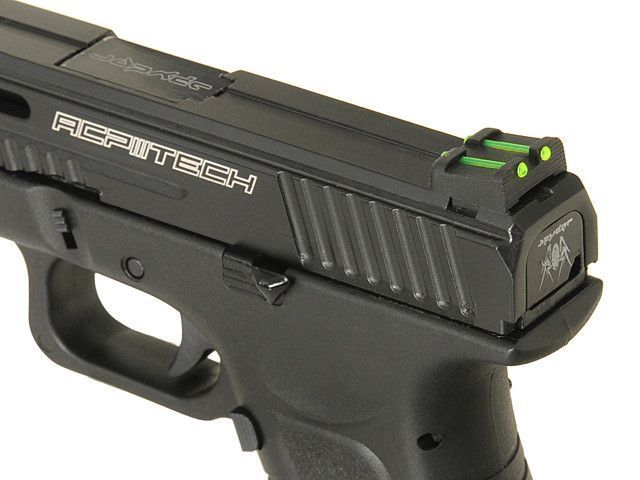 Пістолет ACP606 SPYDER CO2 &ndash; BLACK [APS] (для страйкболу) ACP606FL фото