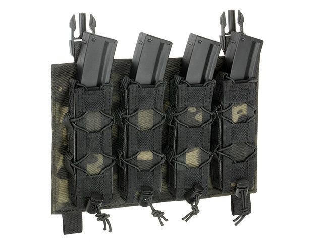 Szybka poczw&oacute;rna ładownica BUCKLE UP na magazynki MP5/SMG - MULTICAM BLACK [8FIELDS] M51613231-MB фото