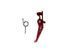 Спусковий гачок CNC Aluminum Advanced Trigger (Style E) - Red [Maxx Model Products] (для страйкболу) MXM-08-027731 фото 3