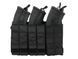 Тройной подсумок пистолетно-винтовочный AK/9MM (4 PLUS 4)- BLACK [8FIELDS] (для страйкбола) M51613138-BK фото