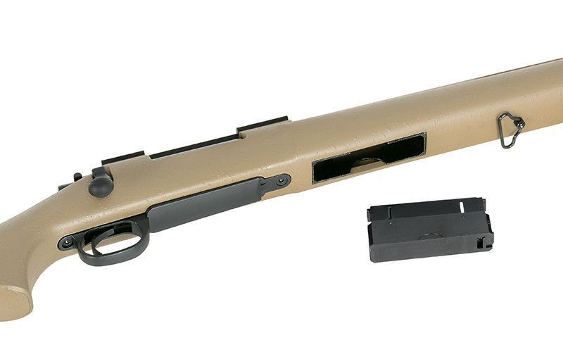 Страйкбольна снайперська гвинтівка М-24 CM.702A U Upgraded Version 500 FPS - Tan [CYMA] (для страйкболу) FB4075 фото