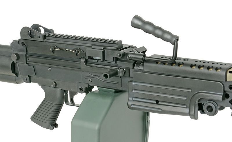 Кулемет FN M249 PARA Squad Automatic Weapon (SAW) Sports Line - Black [A&K] (для страйкболу) 249-PARAP фото