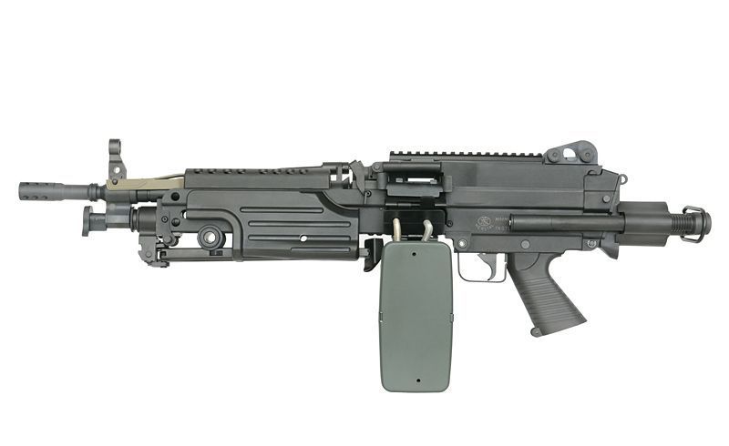 Кулемет FN M249 PARA Squad Automatic Weapon (SAW) Sports Line - Black [A&K] (для страйкболу) 249-PARAP фото